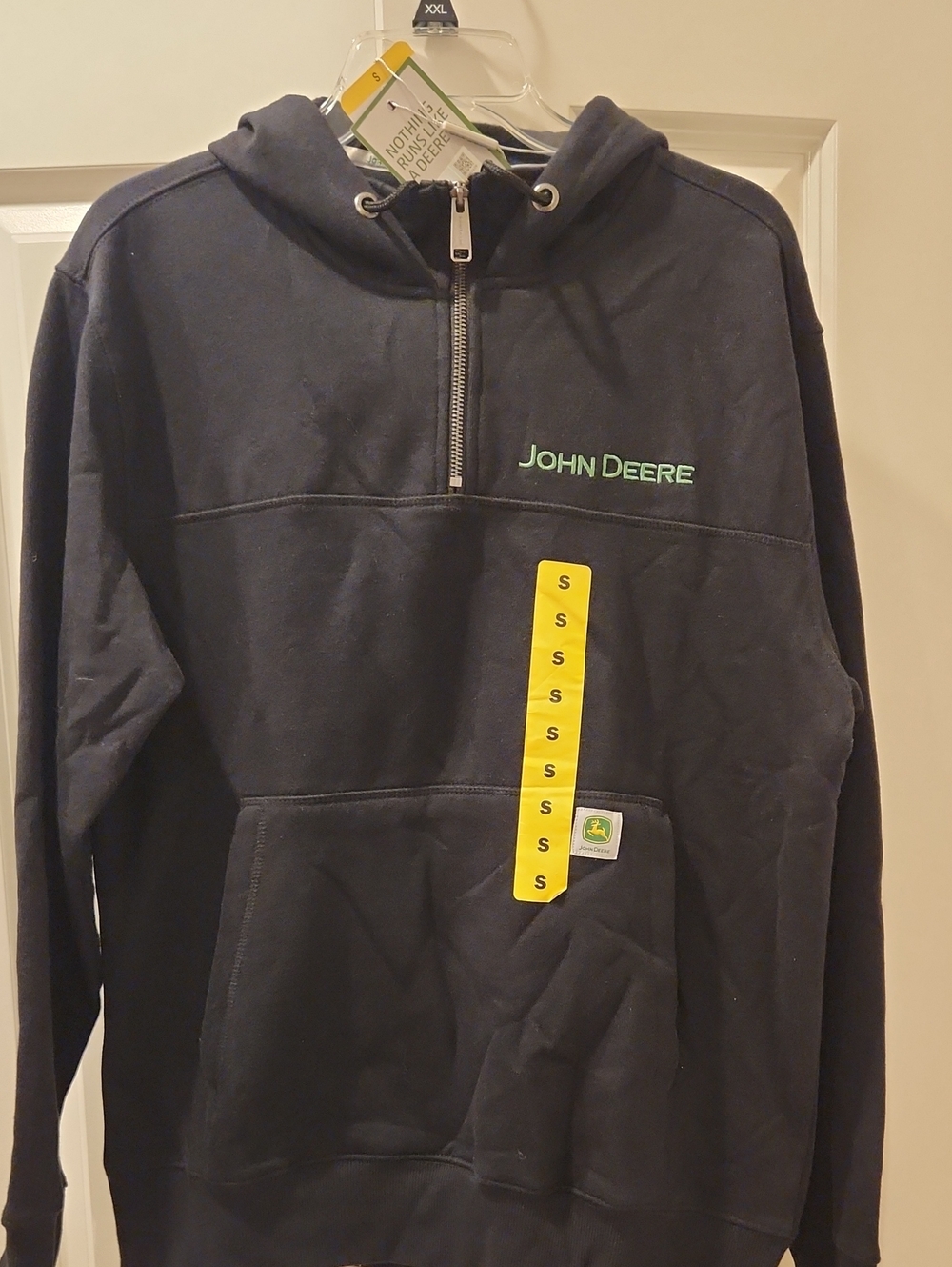Men's John Deere Half-Zip Hoodie